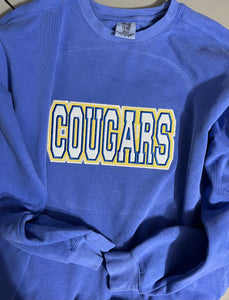 Comfort Colors Sweatshirt (Glitter Embroidery)