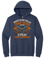 Load image into Gallery viewer, WRV Trap Team - Heavy Blend™ Hooded Sweatshirt (3-Peat State Champs)
