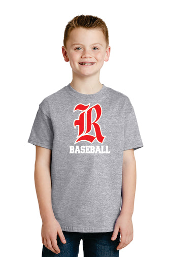 Hanes® - Youth 100% Cotton T-Shirt (Old English R)