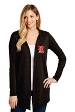 Load image into Gallery viewer, District ® Women’s Perfect Tri ® Hooded Cardigan (Old English R)
