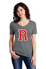 Load image into Gallery viewer, JERZEES ® Ladies Snow Heather Jersey V-Neck T-Shirt (Standard R)
