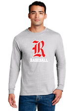 Load image into Gallery viewer, Hanes® Beefy-T® - 100% Cotton Long Sleeve T-Shirt (Old English R)
