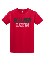 Load image into Gallery viewer, Rossview Hawks Tee (Block)
