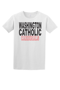 Washington Catholic Cardinals Tee (Block)