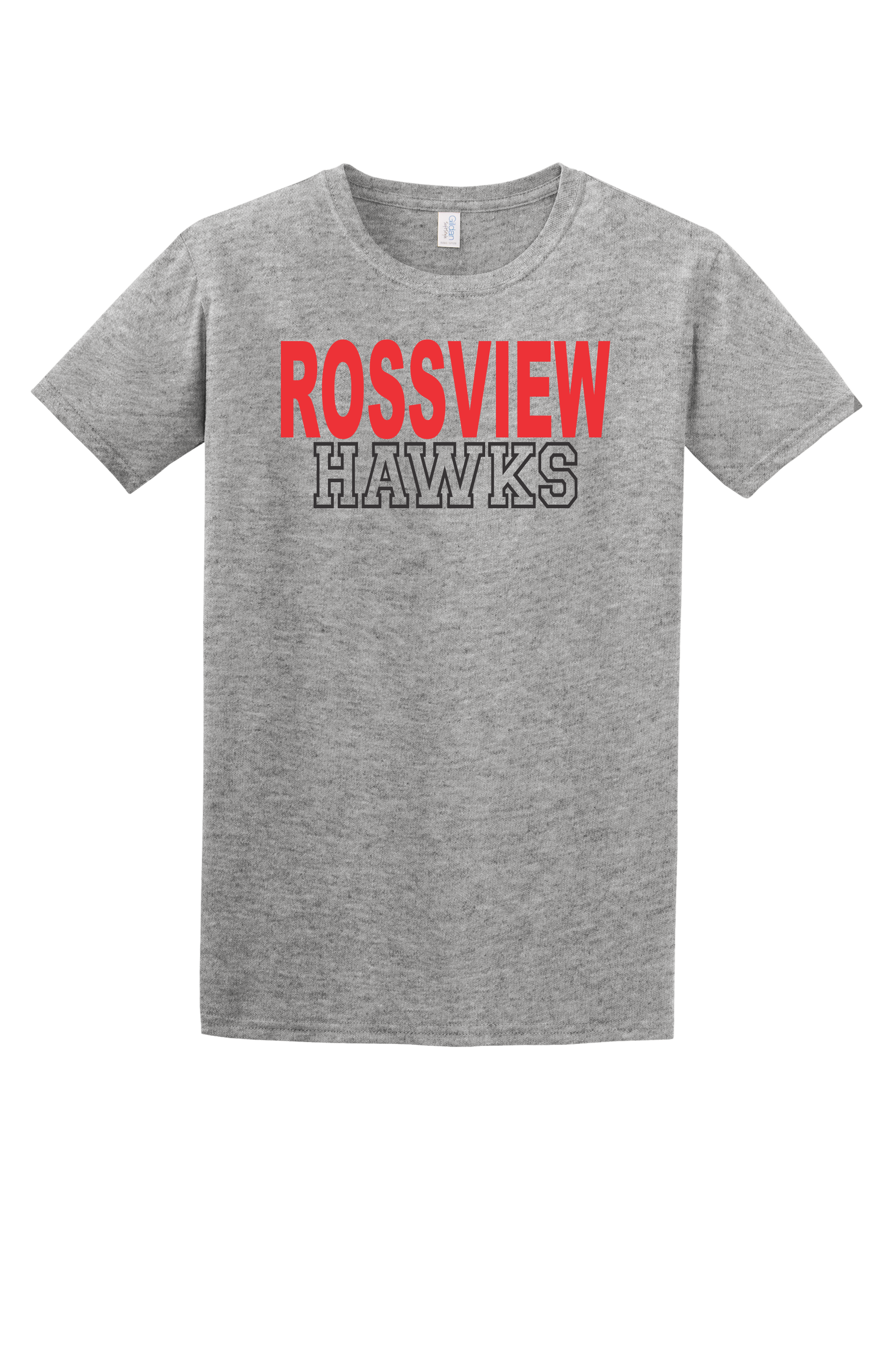 Rossview Hawks Tee (Block)