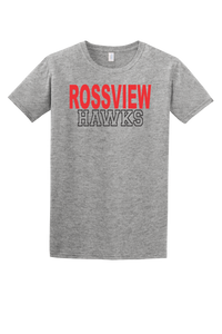 Rossview Hawks Tee (Block)