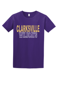 Clarksville Wildcats Tee (Block)