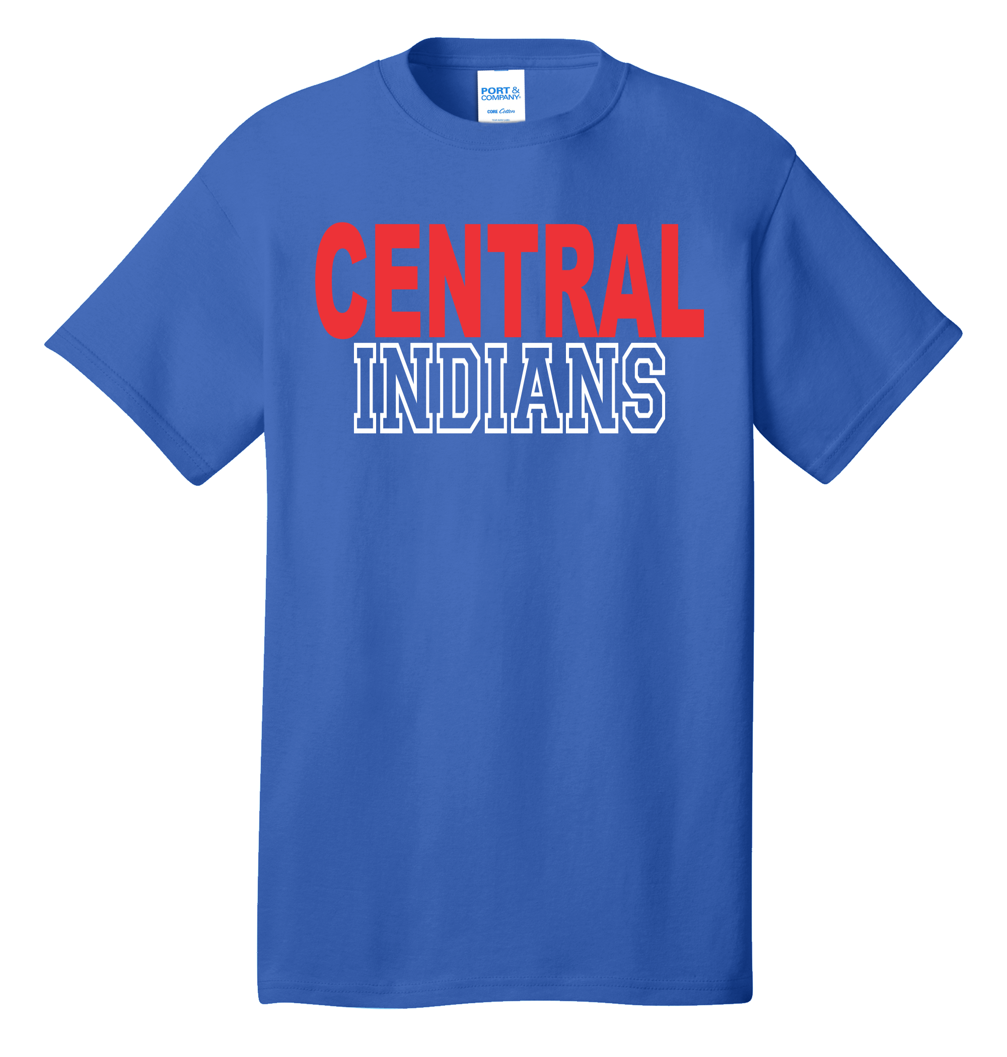 Montgomery Central Indians Tee (Block)