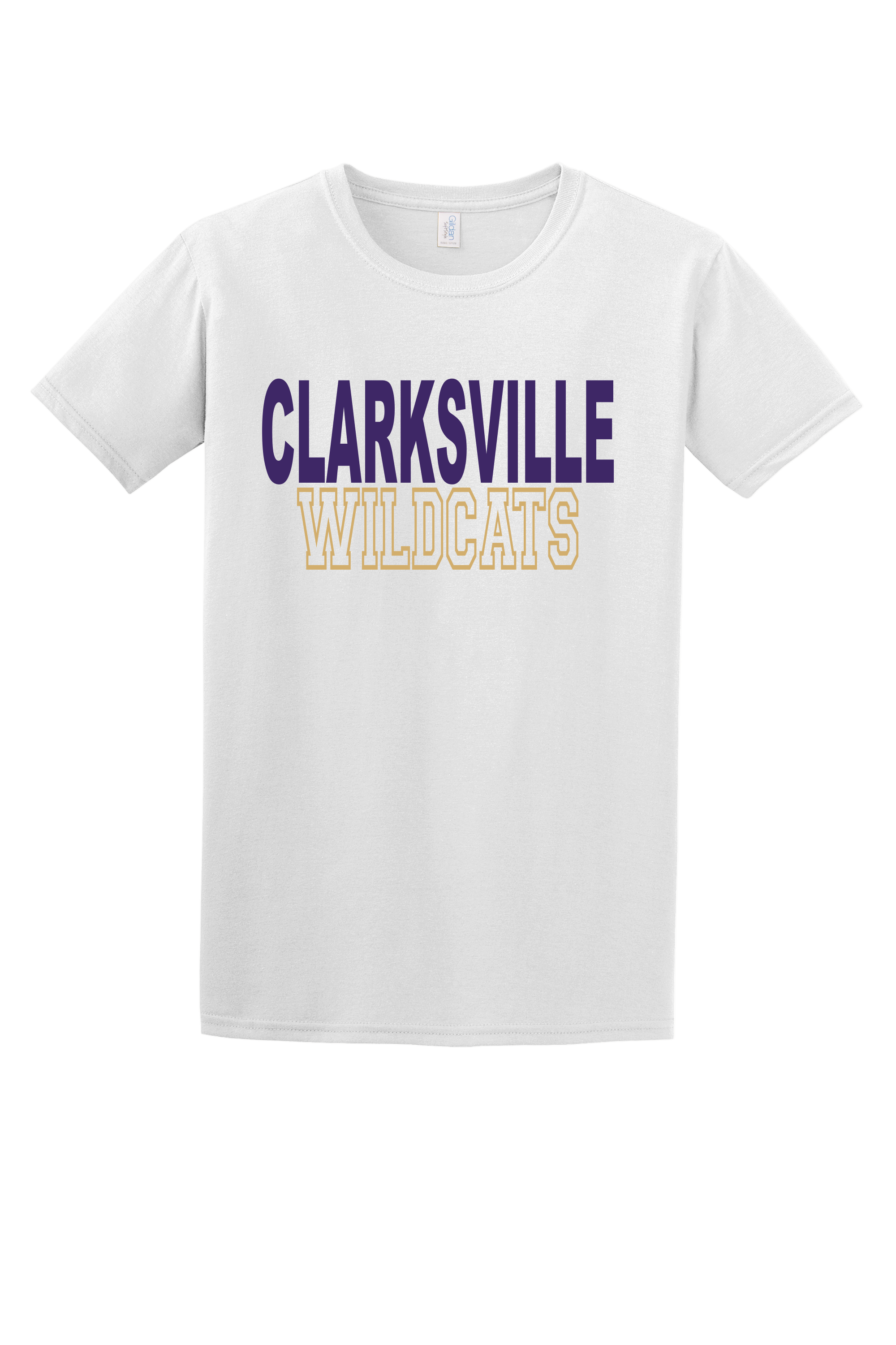 Clarksville Wildcats Tee (Block)