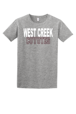 Load image into Gallery viewer, West Creek Coyotes Tee (Block)
