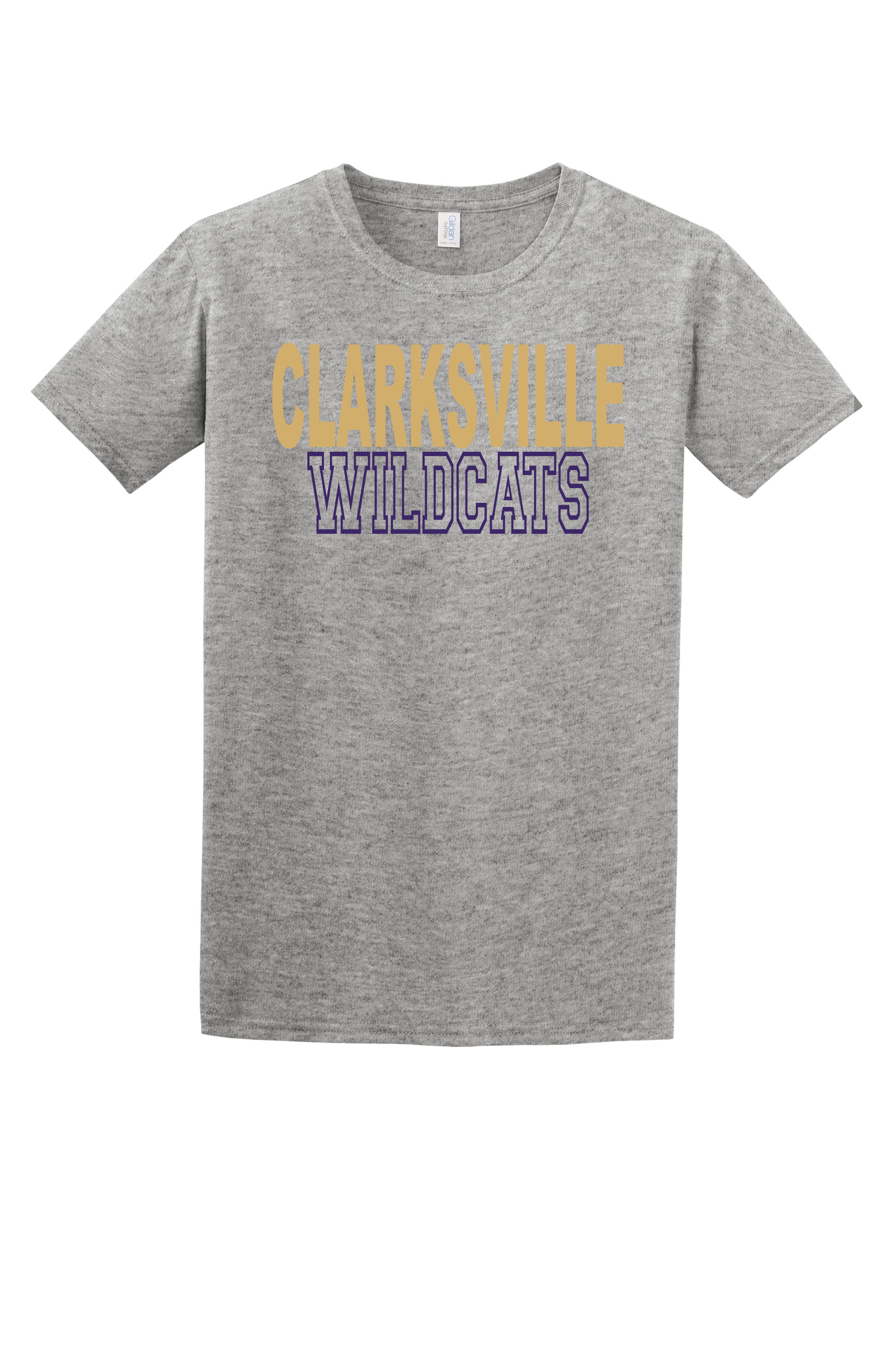 Clarksville Wildcats Tee (Block)